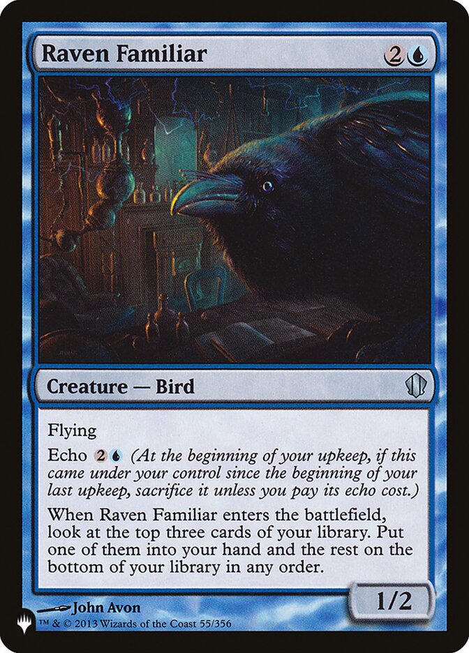 Raven Familiar [The List] | Boutique FDB TCG