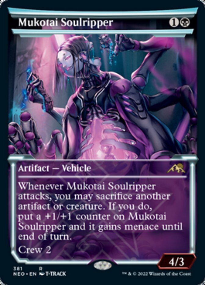 Mukotai Soulripper (Showcase Soft Glow) [Kamigawa: Neon Dynasty] | Boutique FDB TCG