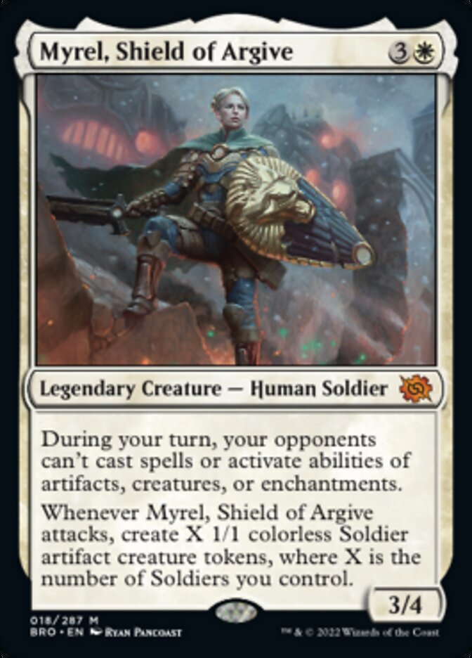 Myrel, Shield of Argive (Promo Pack) [The Brothers' War Promos] | Boutique FDB TCG