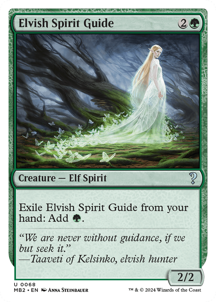 Elvish Spirit Guide (White Border) [Mystery Booster 2] | Boutique FDB TCG