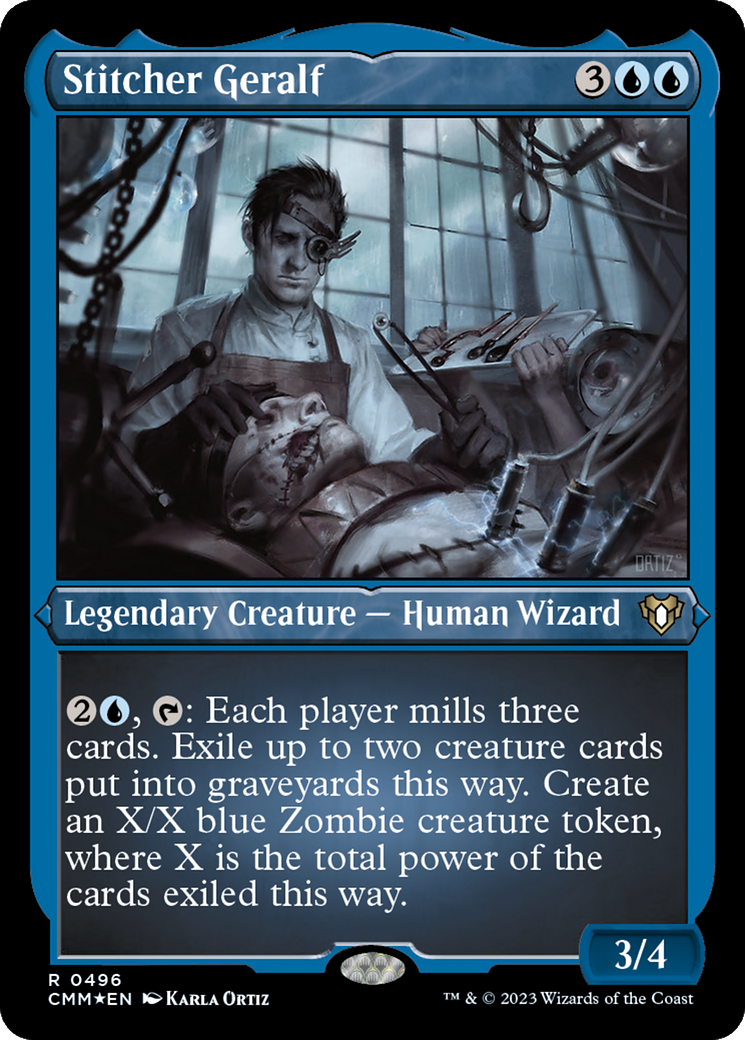 Stitcher Geralf (Foil Etched) [Commander Masters] | Boutique FDB TCG
