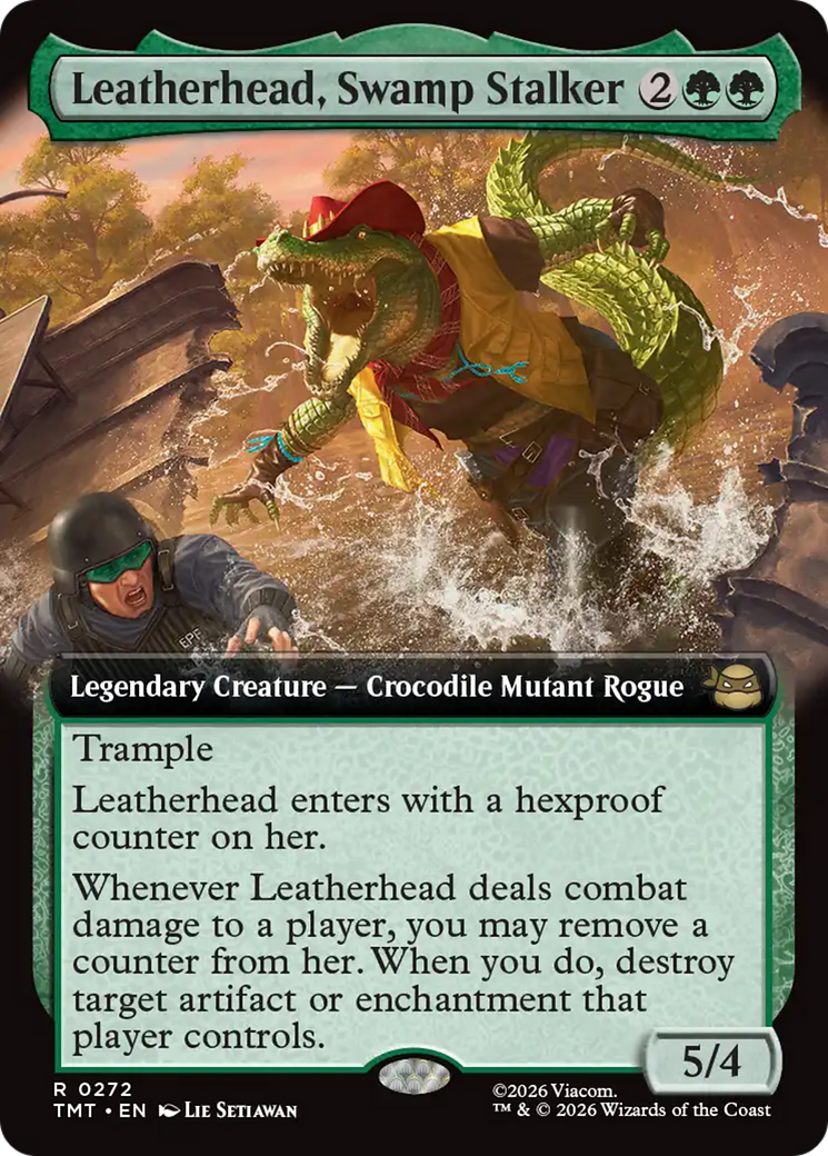 Leatherhead, Swamp Stalker (Extended Art) [Teenage Mutant Ninja Turtles] | Boutique FDB TCG