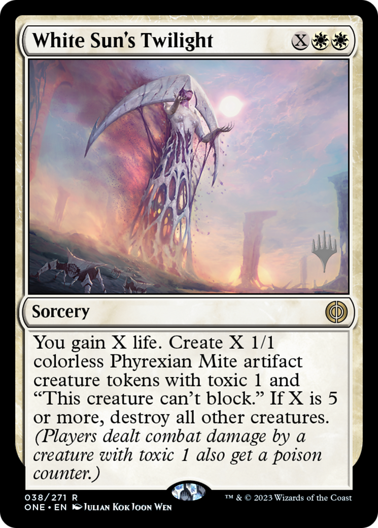 White Sun's Twilight (Promo Pack) [Phyrexia: All Will Be One Promos] | Boutique FDB TCG