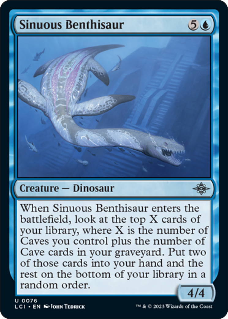 Sinuous Benthisaur [The Lost Caverns of Ixalan] | Boutique FDB TCG