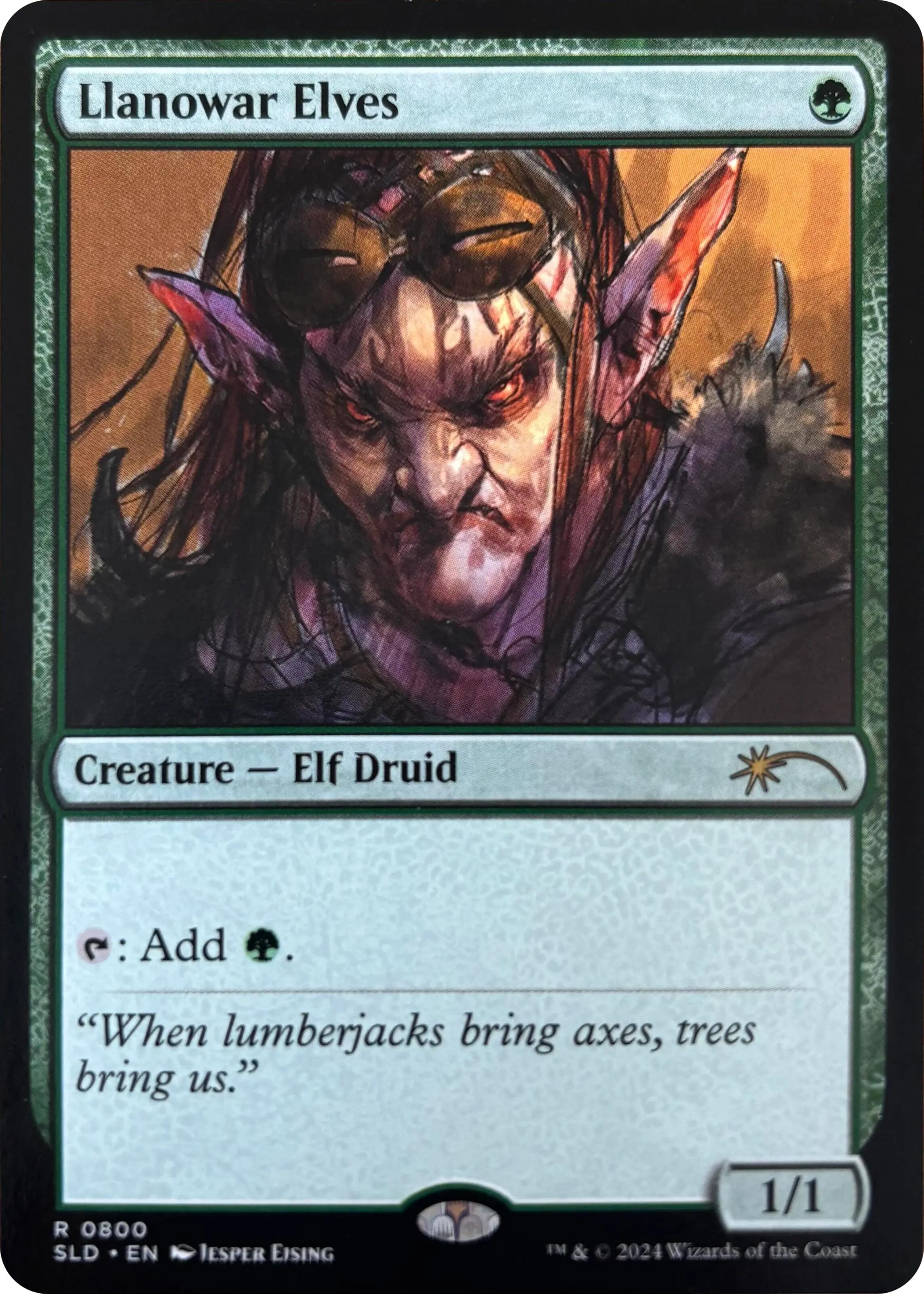 Llanowar Elves (0800) [Secret Lair Drop Series] | Boutique FDB TCG