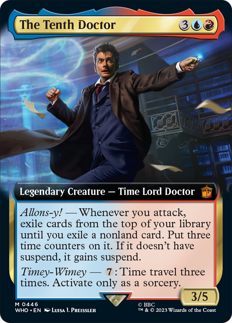 The Tenth Doctor (Extended Art) [Doctor Who] | Boutique FDB TCG