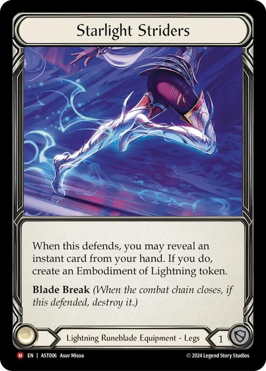 Starlight Striders [AST006] (Armory Deck: Aurora)  Rainbow Foil | Boutique FDB TCG