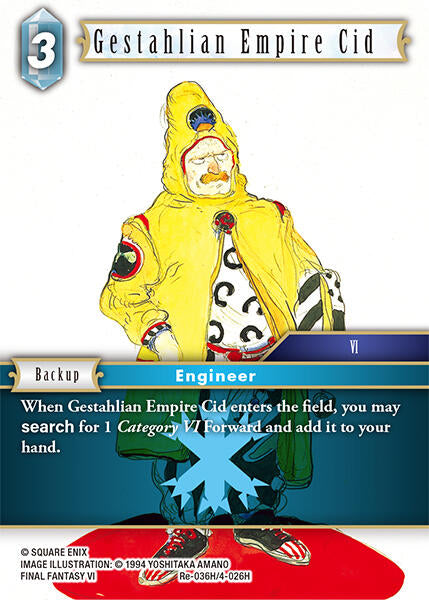 Gestahlian Empire Cid [Legacy Collection] | Boutique FDB TCG