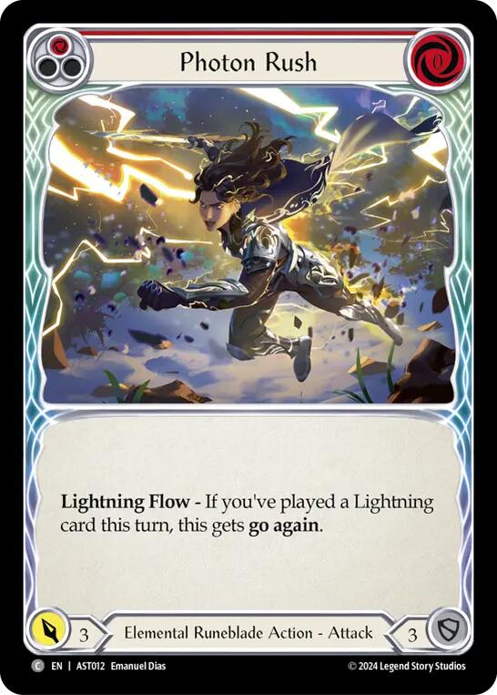 Photon Rush (Red) [AST012] (Armory Deck: Aurora) | Boutique FDB TCG
