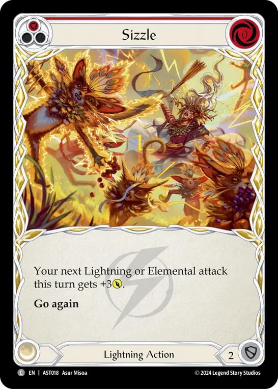 Sizzle (Red) [AST018] (Armory Deck: Aurora) | Boutique FDB TCG