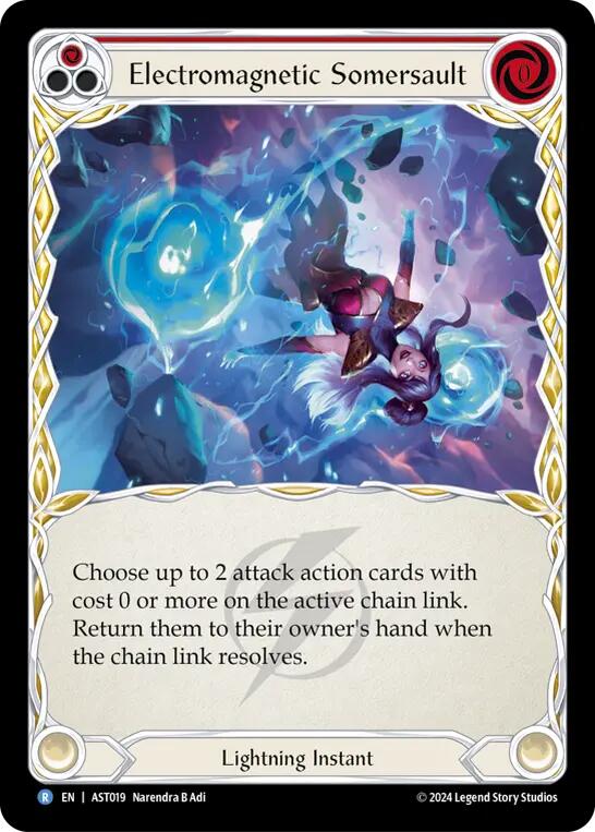 Electromagnetic Somersault (Red) [AST019] (Armory Deck: Aurora) | Boutique FDB TCG