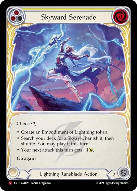 Skyward Serenade [AST023] (Armory Deck: Aurora)  Rainbow Foil | Boutique FDB TCG