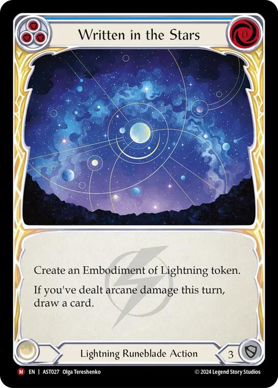 Written in the Stars [AST027] (Armory Deck: Aurora) | Boutique FDB TCG