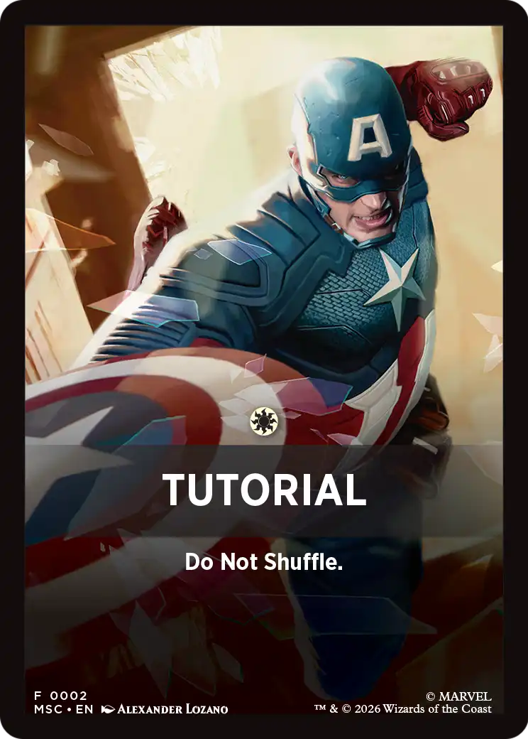 Tutorial Theme Card (0002) [Marvel Super Heroes Commander] | Boutique FDB TCG