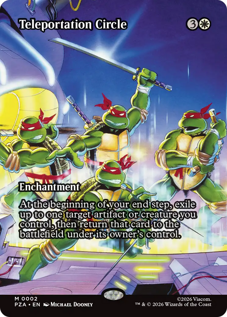Teleportation Circle (Borderless) [Teenage Mutant Ninja Turtles Eternal-Legal] | Boutique FDB TCG