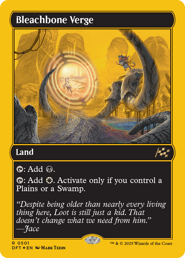 Bleachbone Verge (First-Place Foil) [Aetherdrift] | Boutique FDB TCG