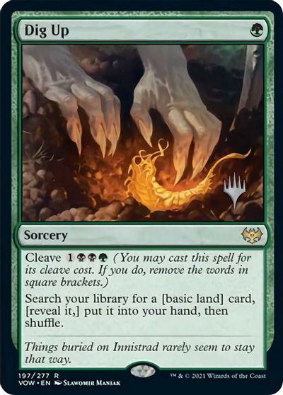 Dig Up (Promo Pack) [Innistrad: Crimson Vow Promos] | Boutique FDB TCG