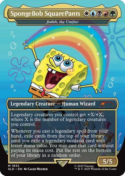 SpongeBob SquarePants - Jodah, the Unifier [Secret Lair Drop Series] | Boutique FDB TCG