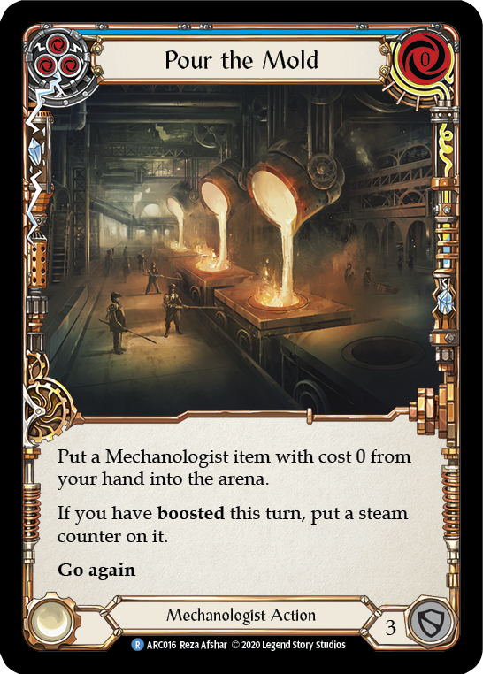 Pour the Mold (Blue) [U-ARC016] (Arcane Rising Unlimited)  Unlimited Normal | Boutique FDB TCG
