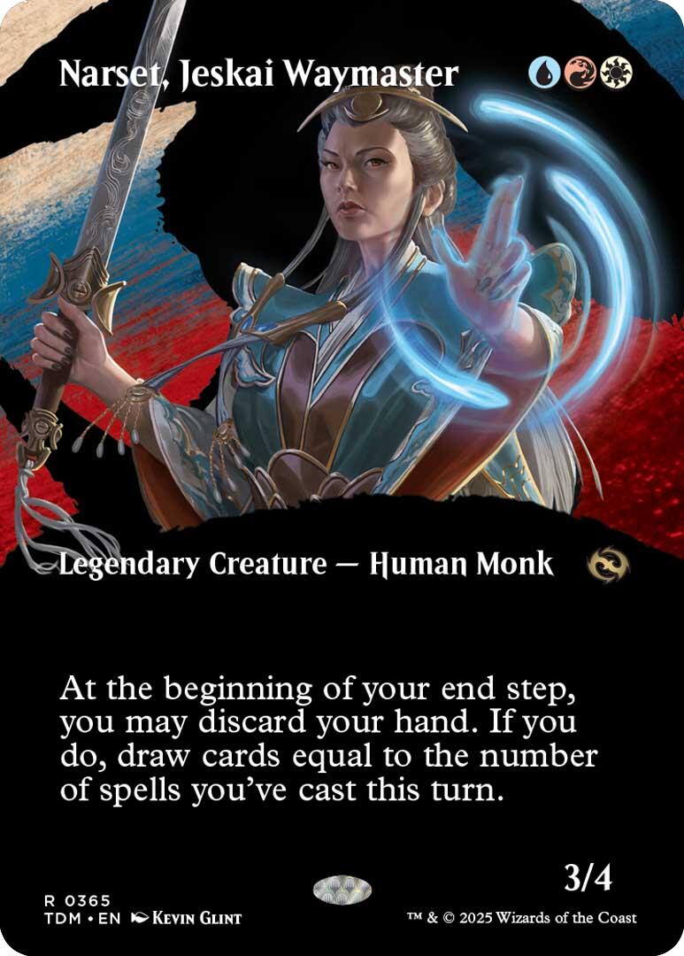 Narset, Jeskai Waymaster (Borderless) [Tarkir: Dragonstorm] | Boutique FDB TCG