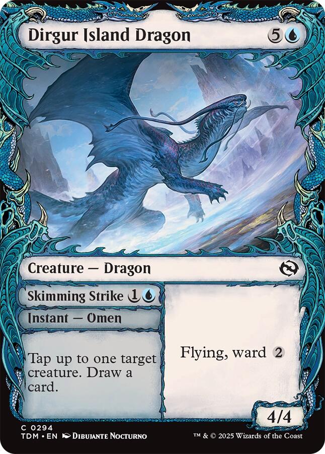 Dirgur Island Dragon (Showcase) [Tarkir: Dragonstorm] | Boutique FDB TCG
