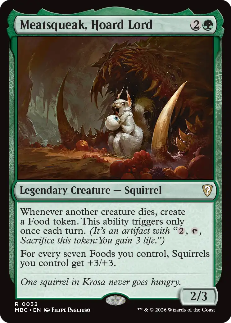 Meatsqueak, Hoard Lord [Mystery Booster: Commander Edition] | Boutique FDB TCG