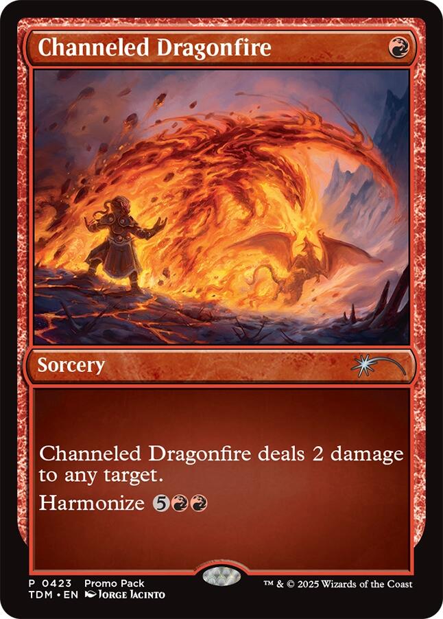 Channeled Dragonfire [Tarkir: Dragonstorm Promos] | Boutique FDB TCG