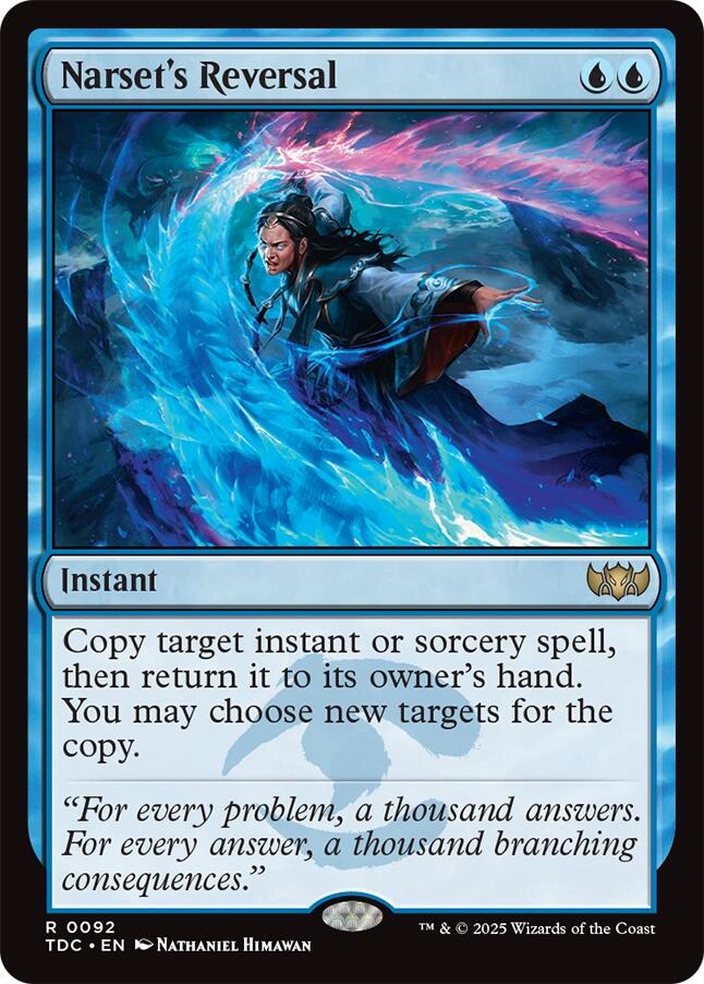 Narset's Reversal [Tarkir: Dragonstorm Commander] | Boutique FDB TCG