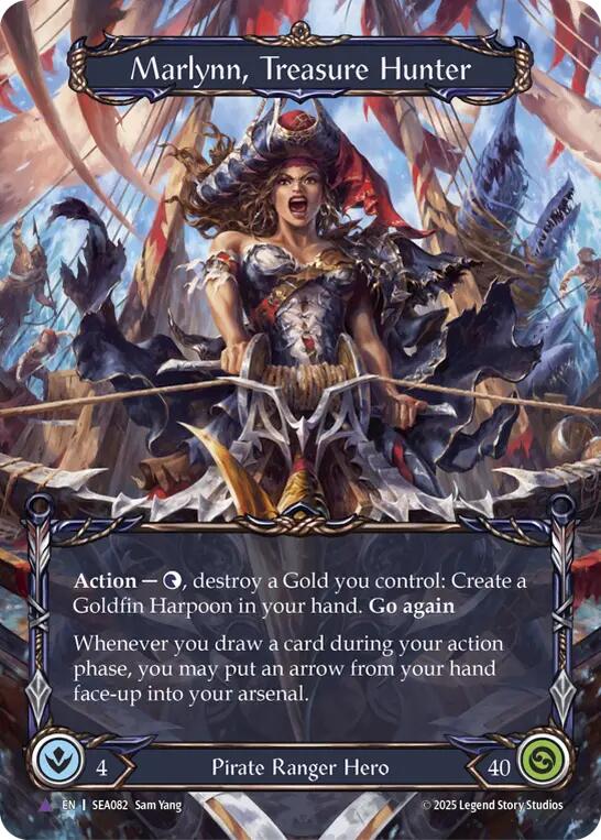 Marlynn, Treasure Hunter (Marvel) [SEA082] (High Seas)  Cold Foil | Boutique FDB TCG