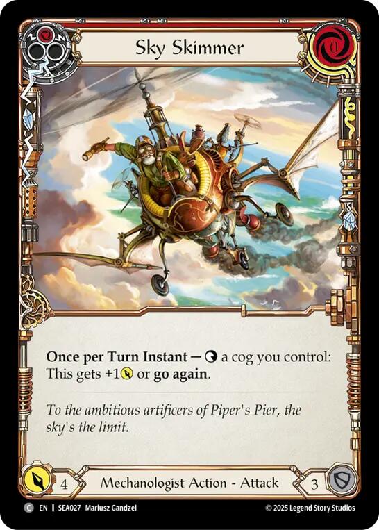 Sky Skimmer (Red) [SEA027] (High Seas) | Boutique FDB TCG