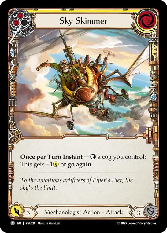 Sky Skimmer (Yellow) [SEA028] (High Seas) | Boutique FDB TCG