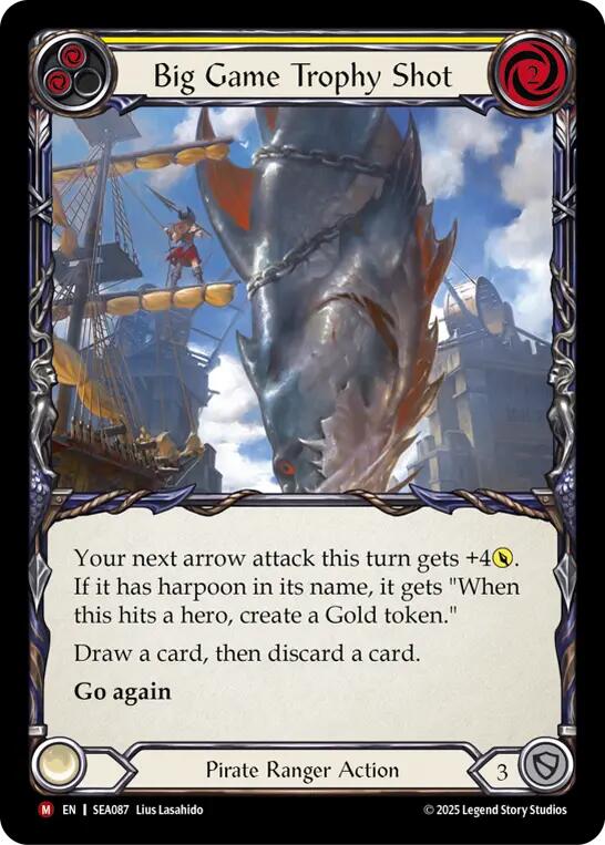 Big Game Trophy Shot [SEA087] (High Seas)  Rainbow Foil | Boutique FDB TCG