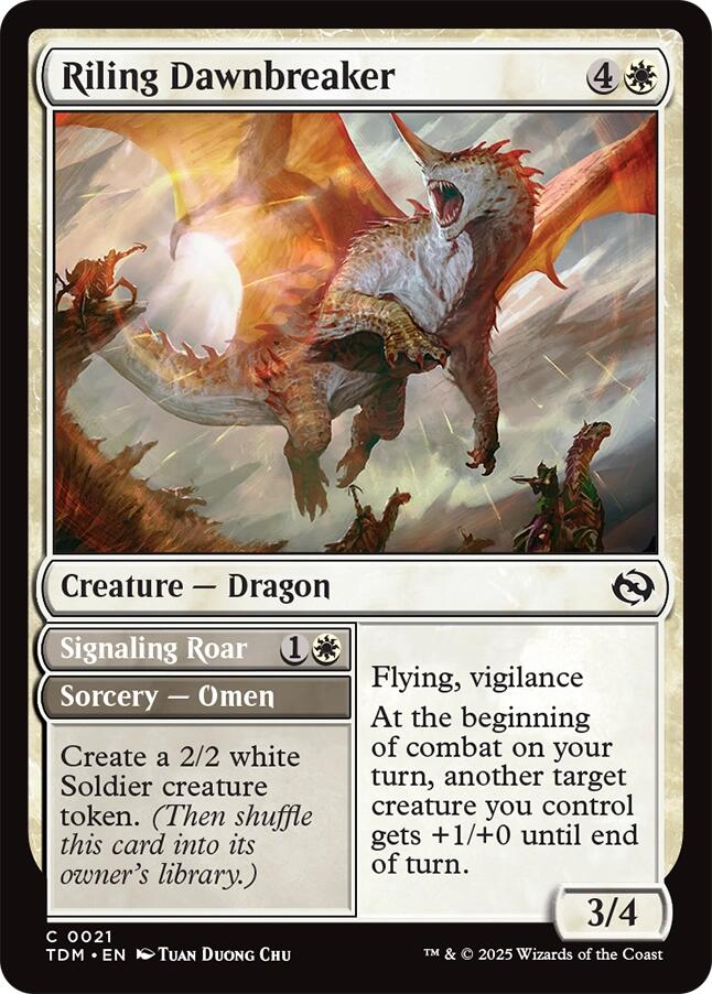 Riling Dawnbreaker [Tarkir: Dragonstorm] | Boutique FDB TCG