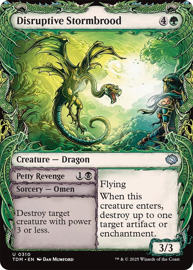 Disruptive Stormbrood (Showcase) [Tarkir: Dragonstorm] | Boutique FDB TCG