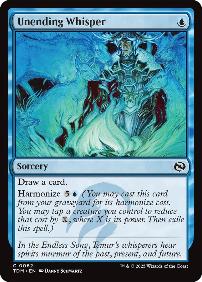 Unending Whisper [Tarkir: Dragonstorm] | Boutique FDB TCG
