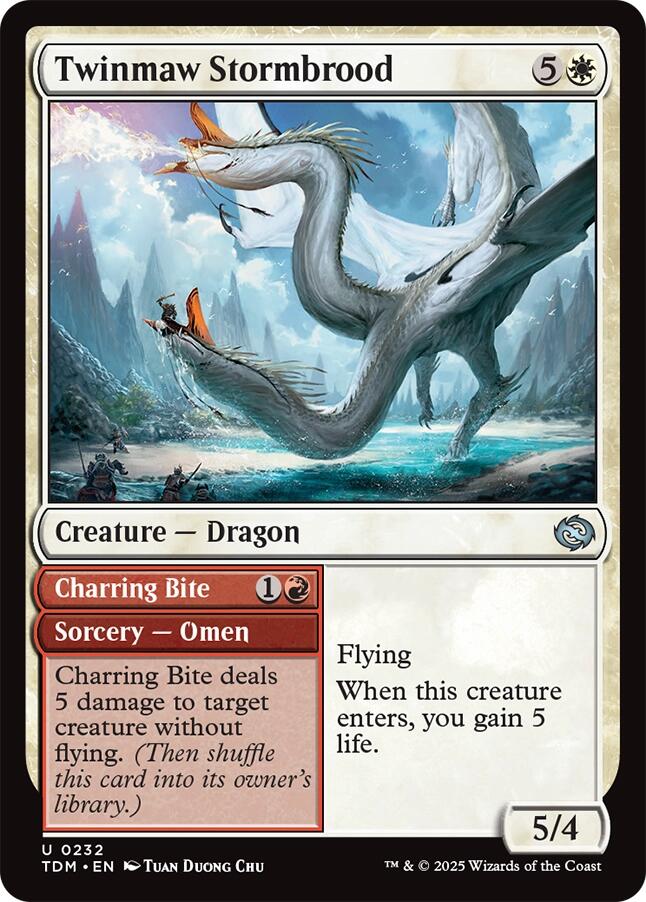 Twinmaw Stormbrood [Tarkir: Dragonstorm] | Boutique FDB TCG