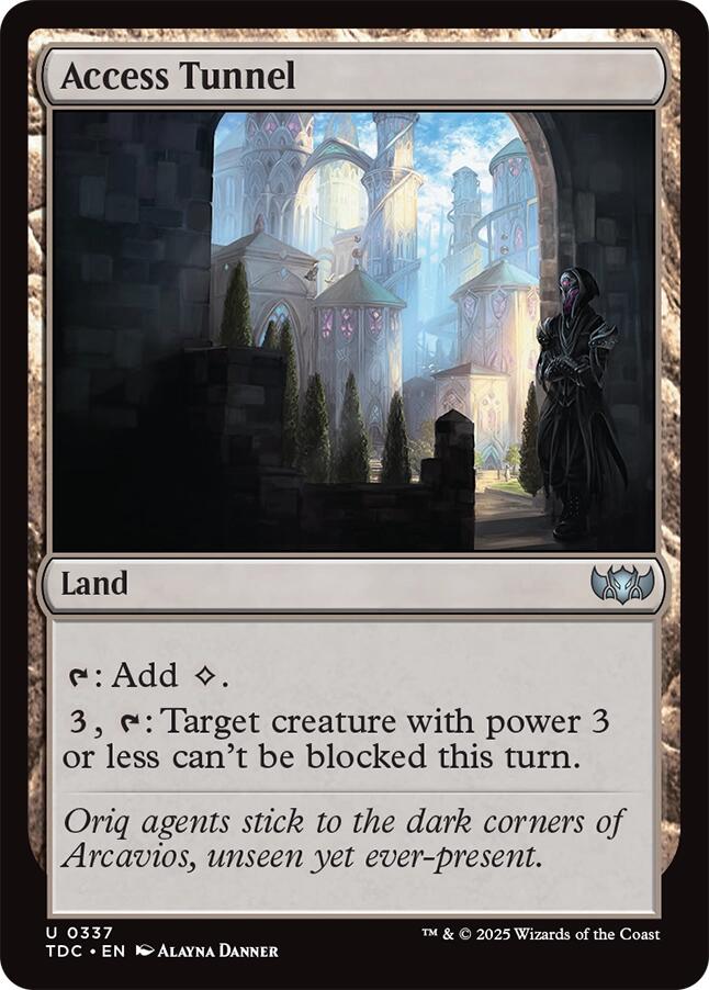 Access Tunnel [Tarkir: Dragonstorm Commander] | Boutique FDB TCG