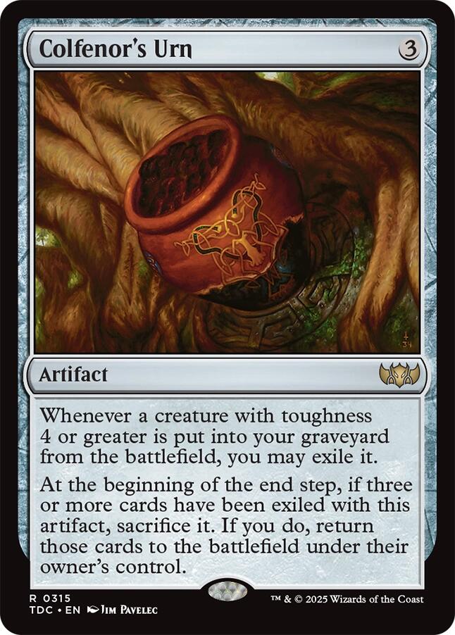 Colfenor's Urn [Tarkir: Dragonstorm Commander] | Boutique FDB TCG