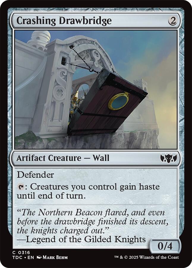 Crashing Drawbridge [Tarkir: Dragonstorm Commander] | Boutique FDB TCG