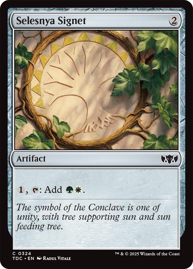 Selesnya Signet [Tarkir: Dragonstorm Commander] | Boutique FDB TCG