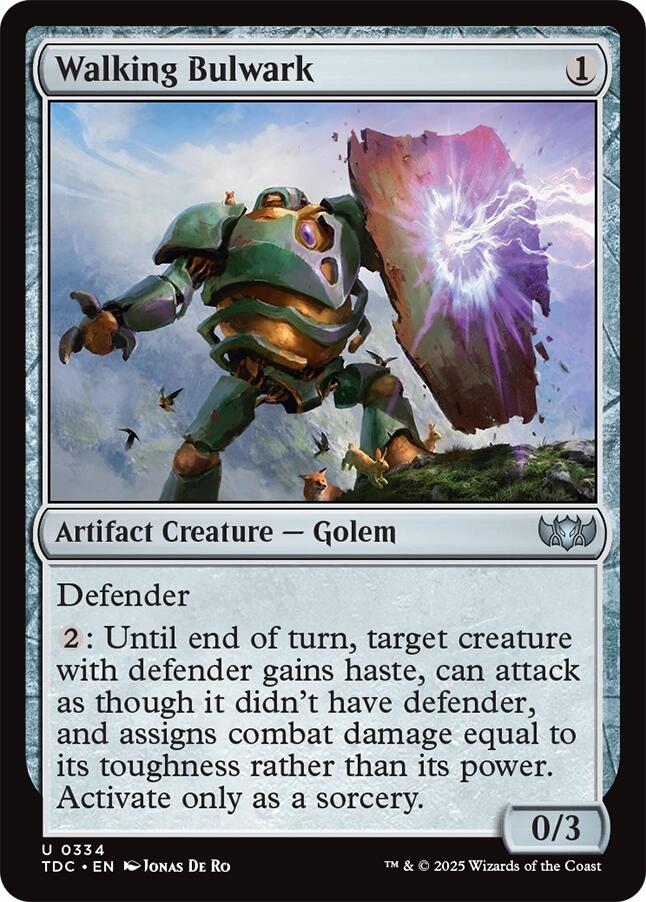 Walking Bulwark [Tarkir: Dragonstorm Commander] | Boutique FDB TCG