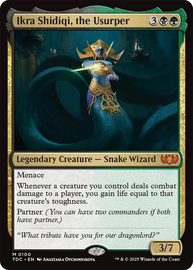 Ikra Shidiqi, the Usurper [Tarkir: Dragonstorm Commander] | Boutique FDB TCG