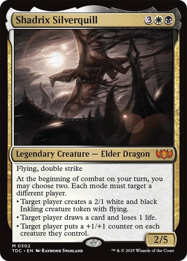 Shadrix Silverquill [Tarkir: Dragonstorm Commander] | Boutique FDB TCG