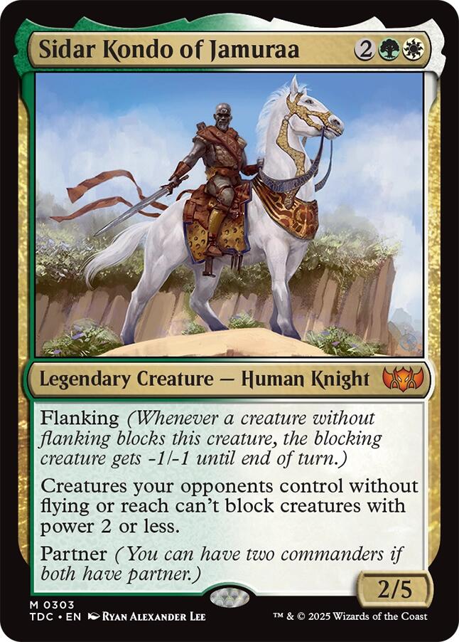 Sidar Kondo of Jamuraa [Tarkir: Dragonstorm Commander] | Boutique FDB TCG
