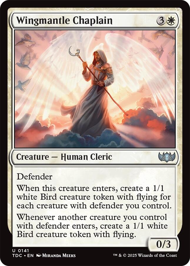 Wingmantle Chaplain [Tarkir: Dragonstorm Commander] | Boutique FDB TCG