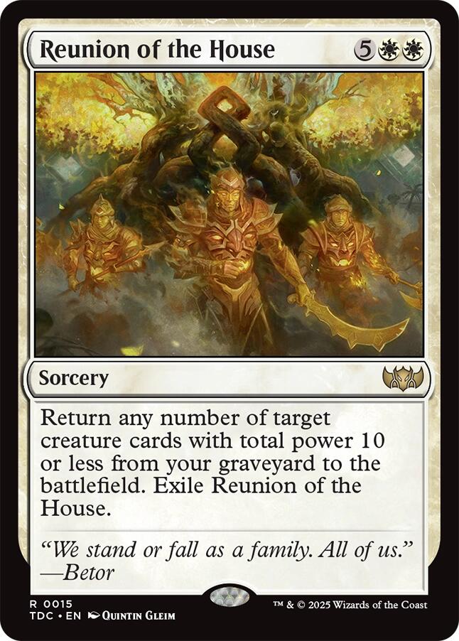Reunion of the House [Tarkir: Dragonstorm Commander] | Boutique FDB TCG