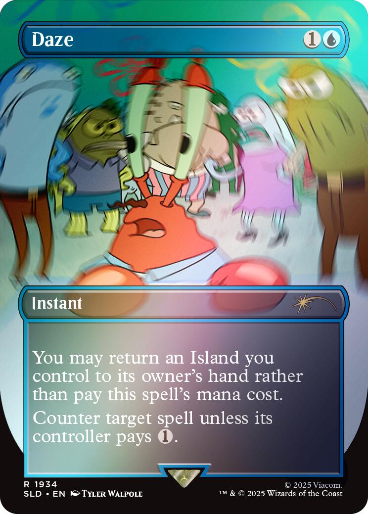 Daze (Rainbow Foil) [Secret Lair Drop Series] | Boutique FDB TCG
