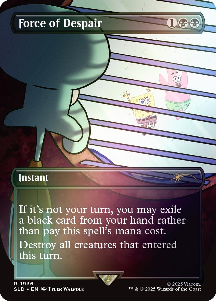 Force of Despair (Rainbow Foil) [Secret Lair Drop Series] | Boutique FDB TCG