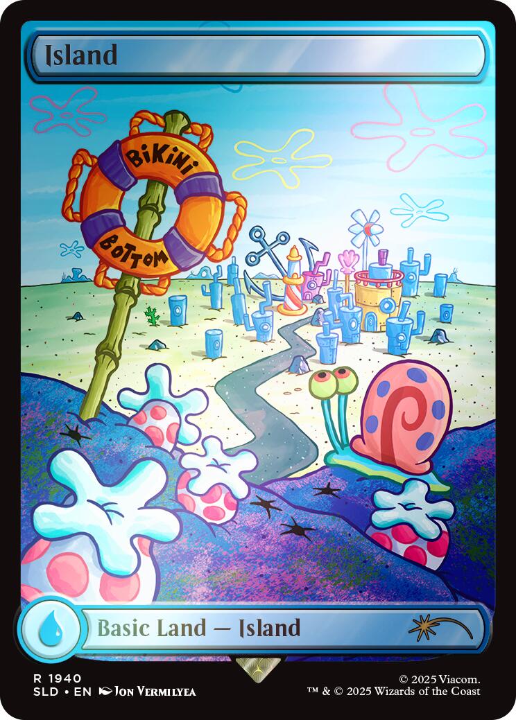 Island (1940) (Rainbow Foil) [Secret Lair Drop Series] | Boutique FDB TCG