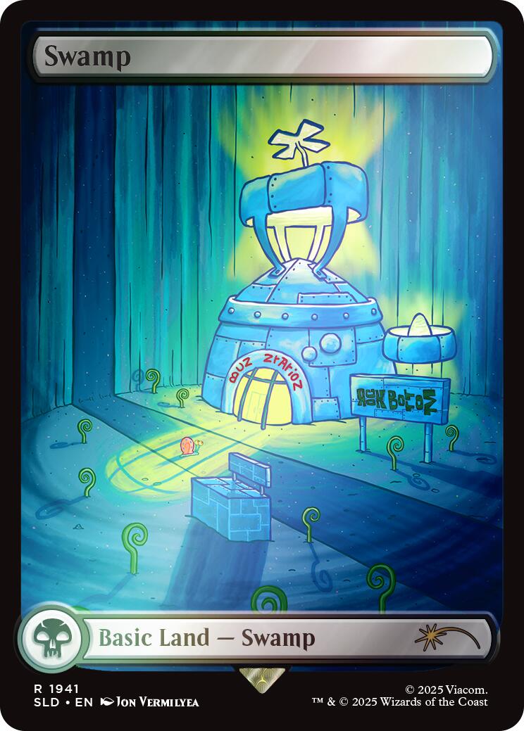 Swamp (1941) (Rainbow Foil) [Secret Lair Drop Series] | Boutique FDB TCG